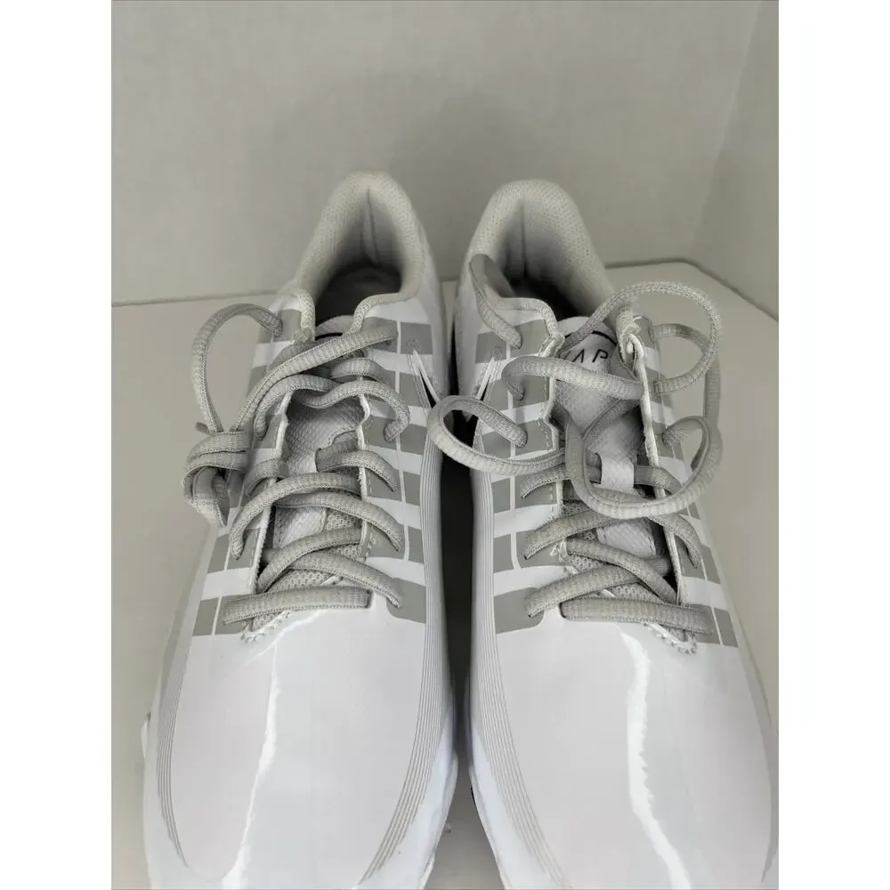 Nike Vapor Elite Edge Shark Football Cleat White Grey DQ5114-100 Men’s Size 12.5